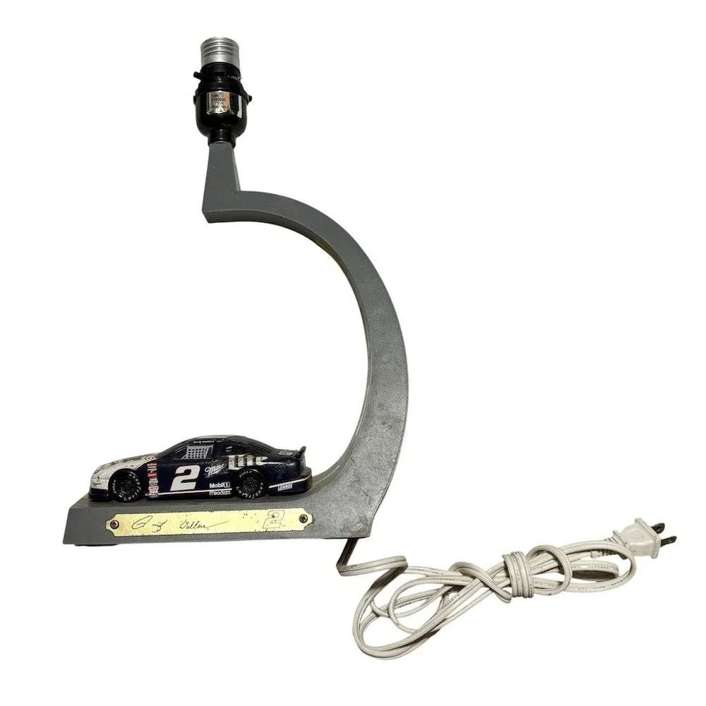 Vintage Rusty Wallace #2‎ NASCAR Diecast Lamp Light
